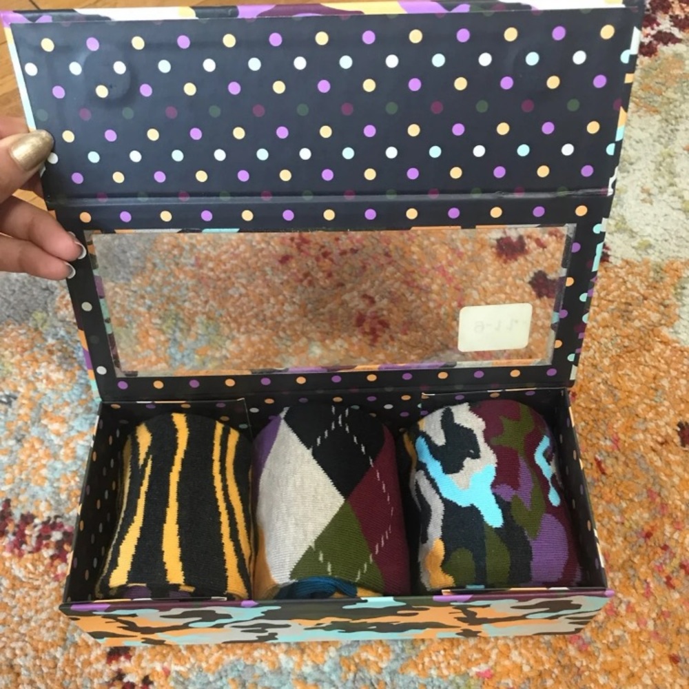 NWT HAPPY SOCKS! 3pack (gender neutral)